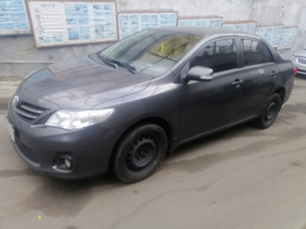 Автомобіль Toyota Corolla 2010 р.в., колір сірий, об’єм двигуна 1598 см. куб, вид палива – бензин, номер кузова: JTNBV56E40J104684, номер державної реєстрації: АА5268КН. Система  SPASE SECURITY GSM на Тоуоta Corolla д/з АА5268КН, інв. № 130344