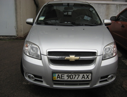 Легковий автомобіль CHEVROLET AVEO, рік випуску 2011, номер шасі, кузова KL1SF69YEBB195148, номер державної реєстрації АЕ9077АХ