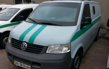 Автомобіль фургон малотонажний-В Volkswagen Transporter, 2008р., о/д. 2.5,  н/к WV1ZZZ7HZ8H122894, н/д реєс. АА3819НН, Автошини у кільк.-2шт, Автошини у кільк.-2 шт., Пальне-дизель в Volkswagen Transporter  (АА3819НН), 26.46л.