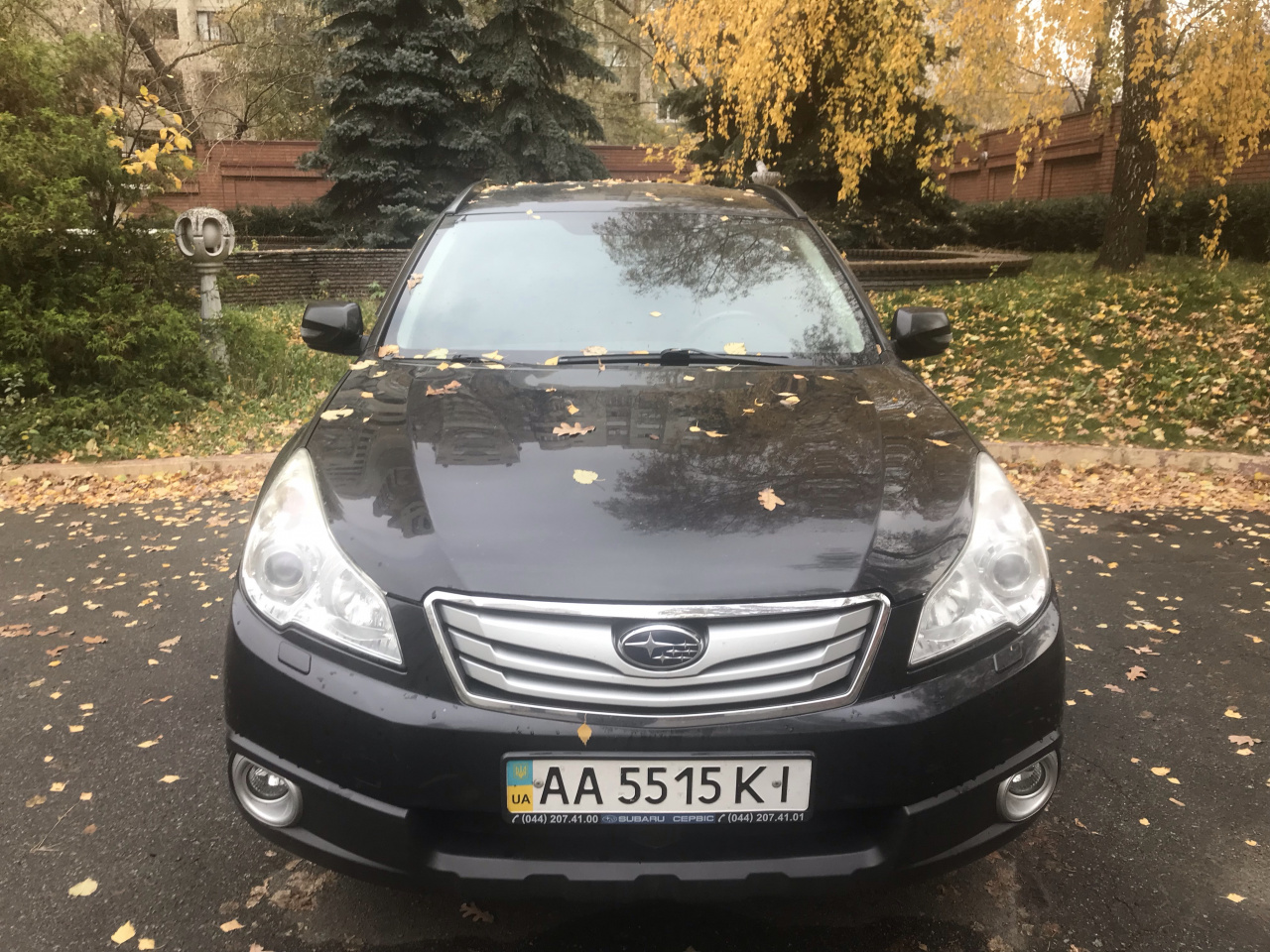 Автомобіль легковий Subaru Outback, Універсал-В, рік випуску 2011, JF1BR9L95BG069098, об`єм двигуна 2457, державний номер AA 5515 КІ